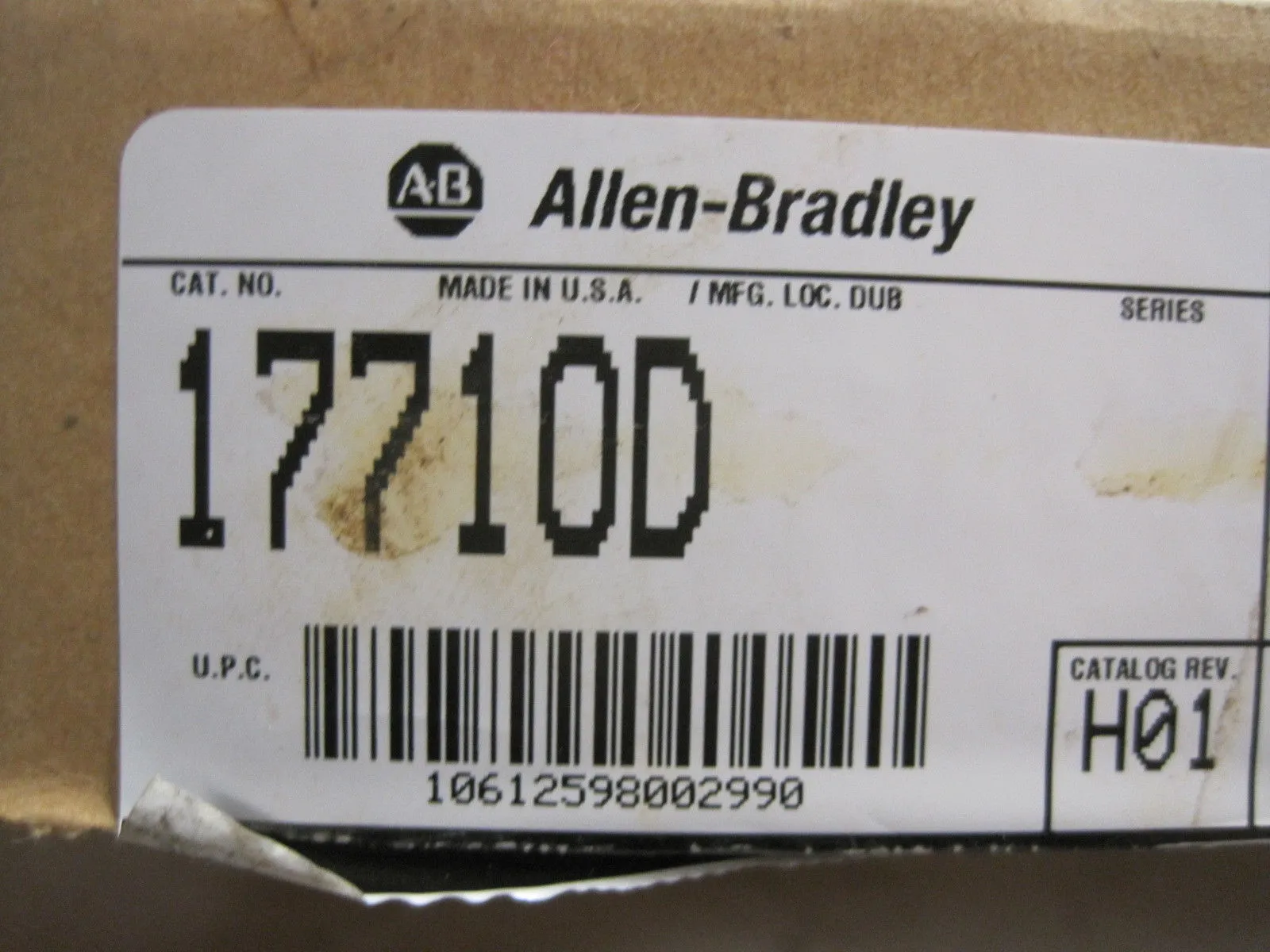 USED ALLEN BRADLEY 1771-0D OUTPUT MODULE 17710D