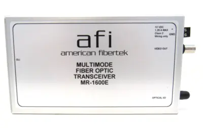 NEW AMERICAN FIBERTEK MR-1600E FIBER OPTIC TRANSCEIVER MR1600E