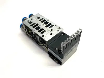 Used Festo Electronic Module 537983 w/ VMPA2-FB-AP-2-1 Sub Base 538000 Input / Output Modules Michigan US | Maverick Industrial Sales #1495917