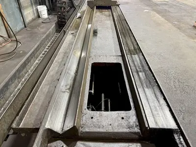 24" SWING x 372" LONG (31' CAPACITY) CINCINNATI CYLINDRICAL GRINDER / POLISHING MACHINE: YOBRO #24067