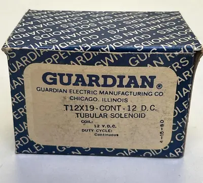 New | in-Stock GUARDIAN T12X19 Solenoid Regulators | Surplus Asset Holdings #1227322