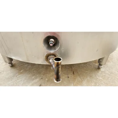 Used 6,500L (1,717 gal) Stainless Insulated Jacketed Liquid Storage Vessel Tank
