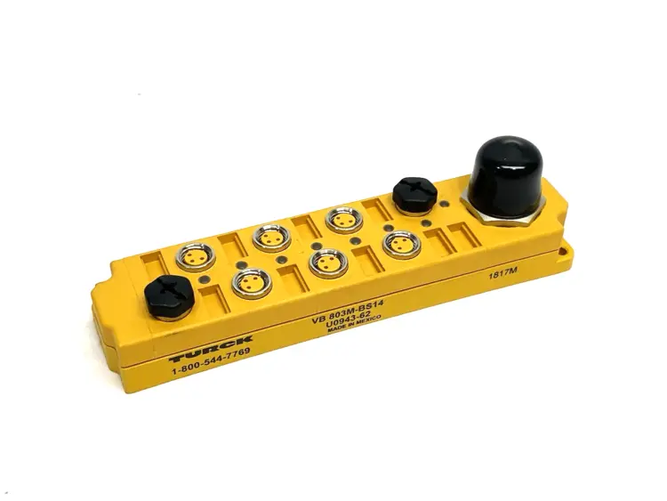 Used TURCK PASSIVE JUNCTION BOX 8-PORT X M8 3-PIN, U0943-62 Electrical Boxes Michigan US | Maverick Industrial Sales #1091787