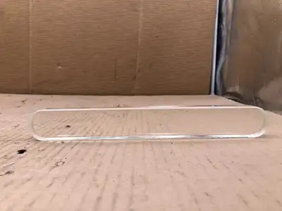 EEP CA-6 Plain Clear Flat Gauge / Sight Glass 10″ X 1-1/2″ X 1/2″ -NIB