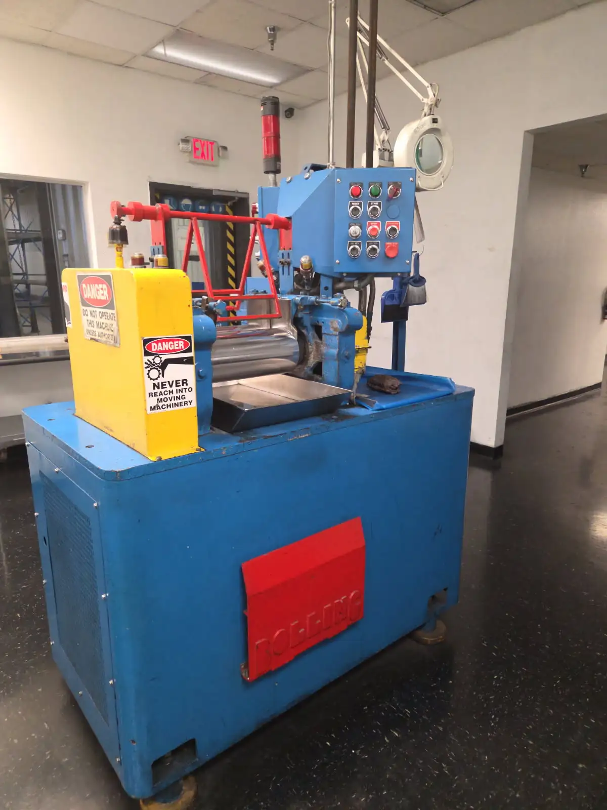 Bolling 6x13 Rubber Lab Mill