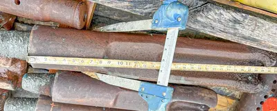 Used AFTERMARKET 7-3/4" X 30" CABLE TOOL CHISEL BIT Drills Pennsylvania US | East West Machinery & Drilling #1417983