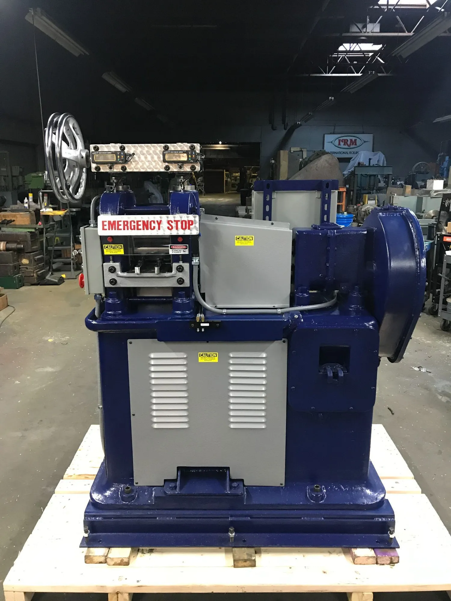 NEW STANDARD MACHINERY 4" X 6" 2-HIGH ROLLING MILL