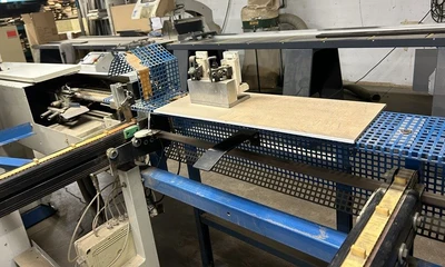 Used 2001 OMGA V235 NC US Double Miter Saws Ontario CA | MachineryMax #1384806