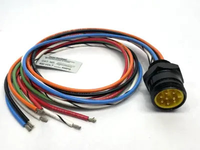 New | in-Stock Woodhead Mini-Change Receptacle 8P Male Straight 2' Disconnects Michigan US | Maverick Industrial Sales #1402240