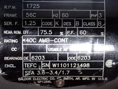 USED BALDOR / RELIANCE VM3542