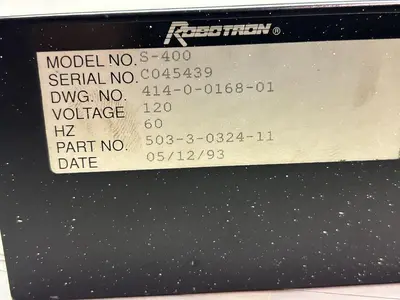 USED ROBOTRON S-400 503-3-0324-11