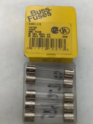 New | in-Stock COOPER BUSSMANN AGC-1/2 Miscellaneous Equipment (Electrical & Power) | Surplus Asset Holdings #1190865