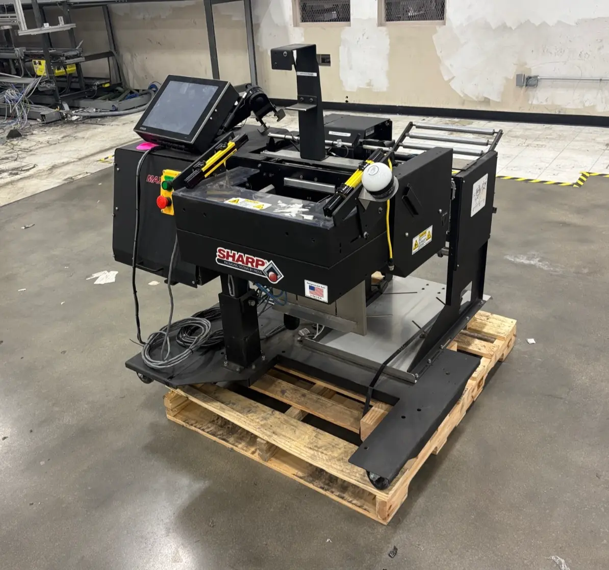 USED SHARP CONTINUOUS ROLL BAGGING SYSTEM MARK II, BAGGER MACHINE