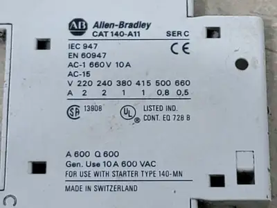 USED ALLEN-BRADLEY 140-A11