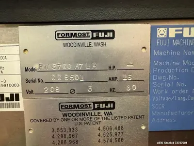 Used FUJI FW3700 Flow Wrappers Illinois US | Aaron Equipment #1543409