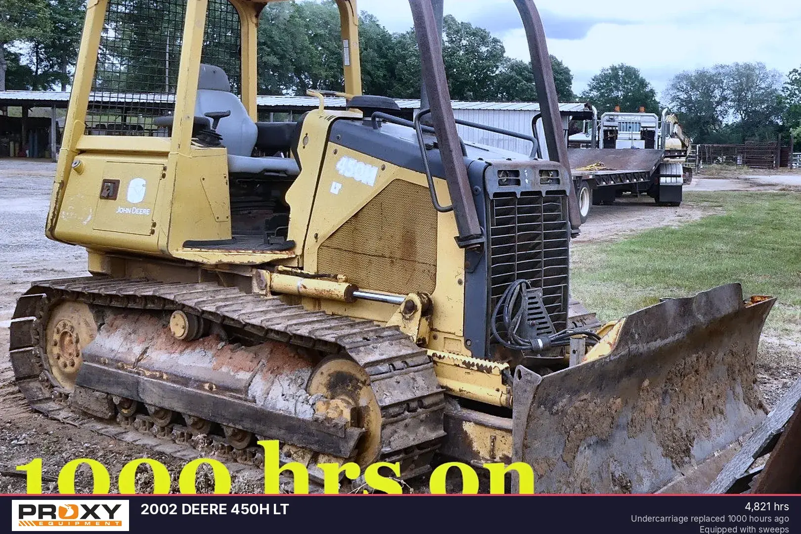 Used 2002 DEERE 450H LT Bulldozers Alabama US | Proxy Equipment #1378222