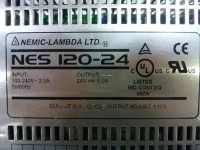 Used NEMIC-LAMBDA NES 120-24 Power Supplies Michigan US | Ideal Machinery #1277105