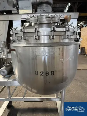 USED JC Pardo 100 Gal JC Pardo Triple Motion Kettle, S/S, 15/40#