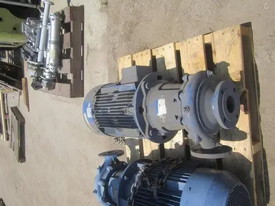 Pump, Centrif., 18 kW, C/st, Ritz, Mdl 50-200.1NF (2) #S739828