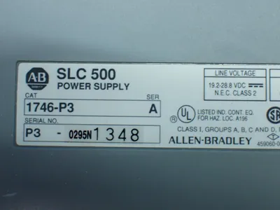 USED ALLENBRADLEY 1746P3