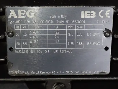 Used AEG AMPE 132M TA6 Motors (misc) Ohio US | HGR 24 #938025