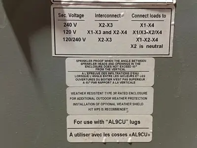 Used BEAVER SVR25K-G8A3 Transformers British Columbia CA | Lenmark #1743739