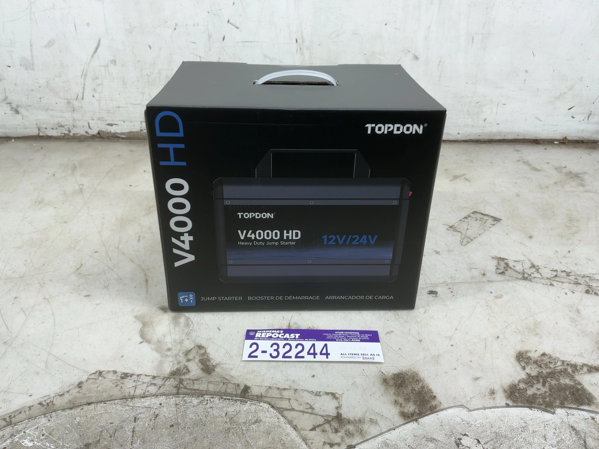 Used TOPDON V4000HD Jump Starters Michigan US | Miedema Asset Management Group #1760790