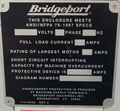 BRIDGEPORT EZ TRAK II 3 Axis Mills, CNC | Machinery Central (17)