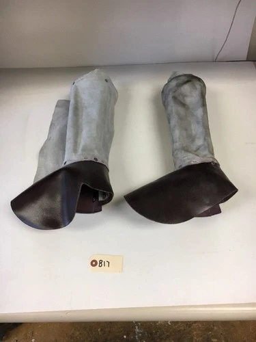 New Side Split Leather Boot Covers 15" Warranty! Fast Shipping!