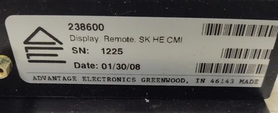 NEW ADVANTAGE ELECTRONICS 238600