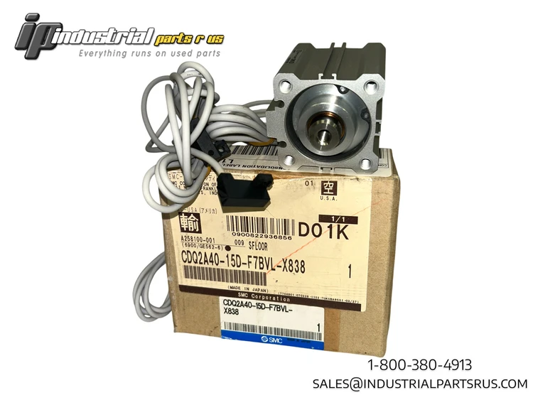 Used SMC CDQ2A40-15D-F7BVL-X838 Parts (Hydraulics and Pneumatics) Kentucky US | Industrial Parts R Us Inc. #482183