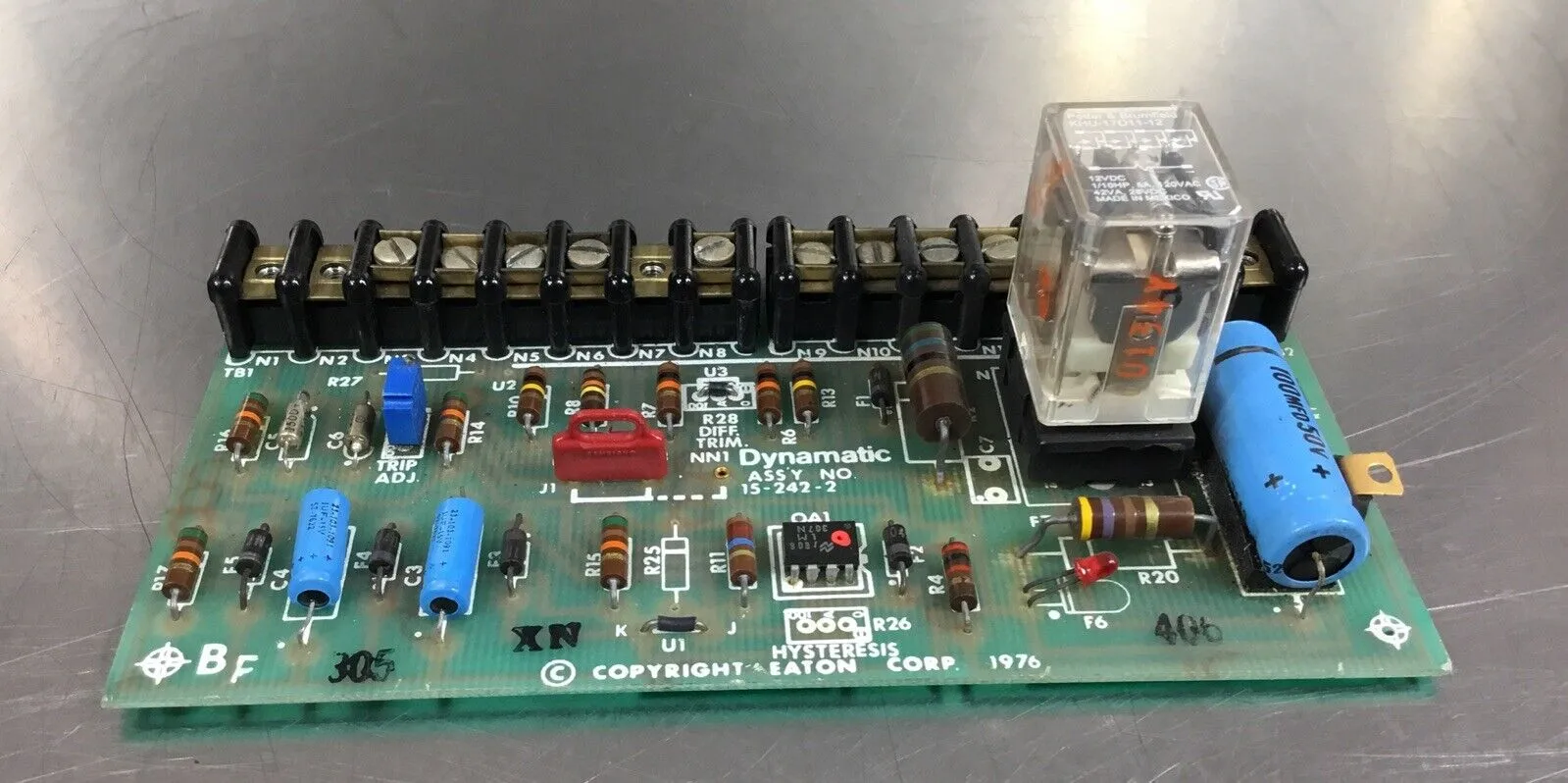 EATON DYNAMATIC 15-242-2 DIFF TRIP CIRCUIT BOARD 3E-3