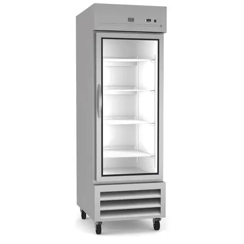 Kelvinator Commercial KCHRI27R1GDR (738278) 26 3/4" One Section Reach In Refrigerator, (1) Right Hinge Glass Door, 115v