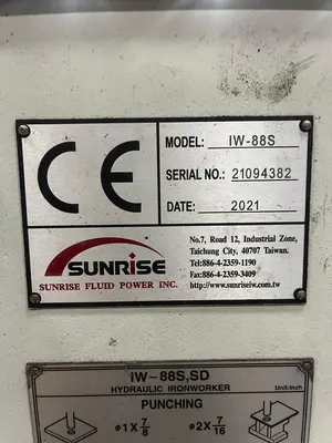 2021 FABMASTER IW-88S Ironworker Machines | FERRIC Machinery, Inc. (5)