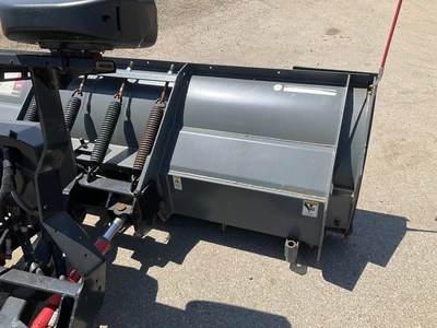 SnowEx Power Plow 8100 Snowplow, 8’ wide to 10’ wide, metal cutting edge, hydraulic angle, no wiring...
