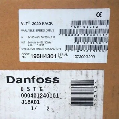 NEW DANFOSS VLT 2020