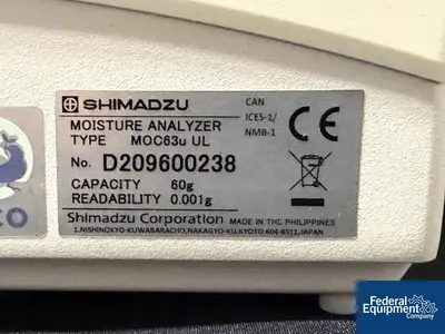 Used N/A _UNKNOWN_ Moisture Analyzers Ohio US | Federal Equipment Company #1256478