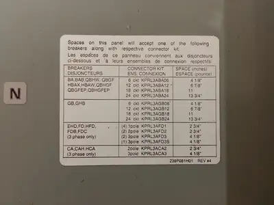 Used 2003 CUTLER-HAMMER POW-R-LINE 3A Switchgears British Columbia CA | Lenmark #1427030