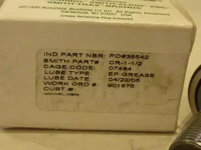 NEW SMITH BEARING CR-1-1/2
