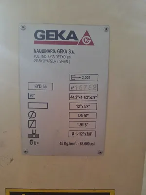 GEKA HYDRACROP 55/A Ironworkers | Bud's Equipment Sales (5)
