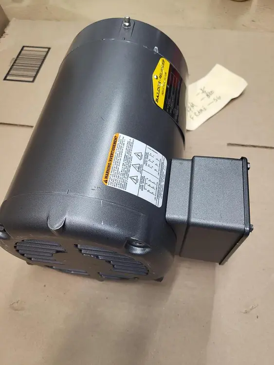 New | in-Stock BALDOR BALDOR .5 HP MOTOR 35B0112N043G1 / CAT: M3160 / FRAME: 56 - 850 RPM - 230 /460 - 3 PH NO BOX Motors (misc) | ND Industrial Surplus #1216989