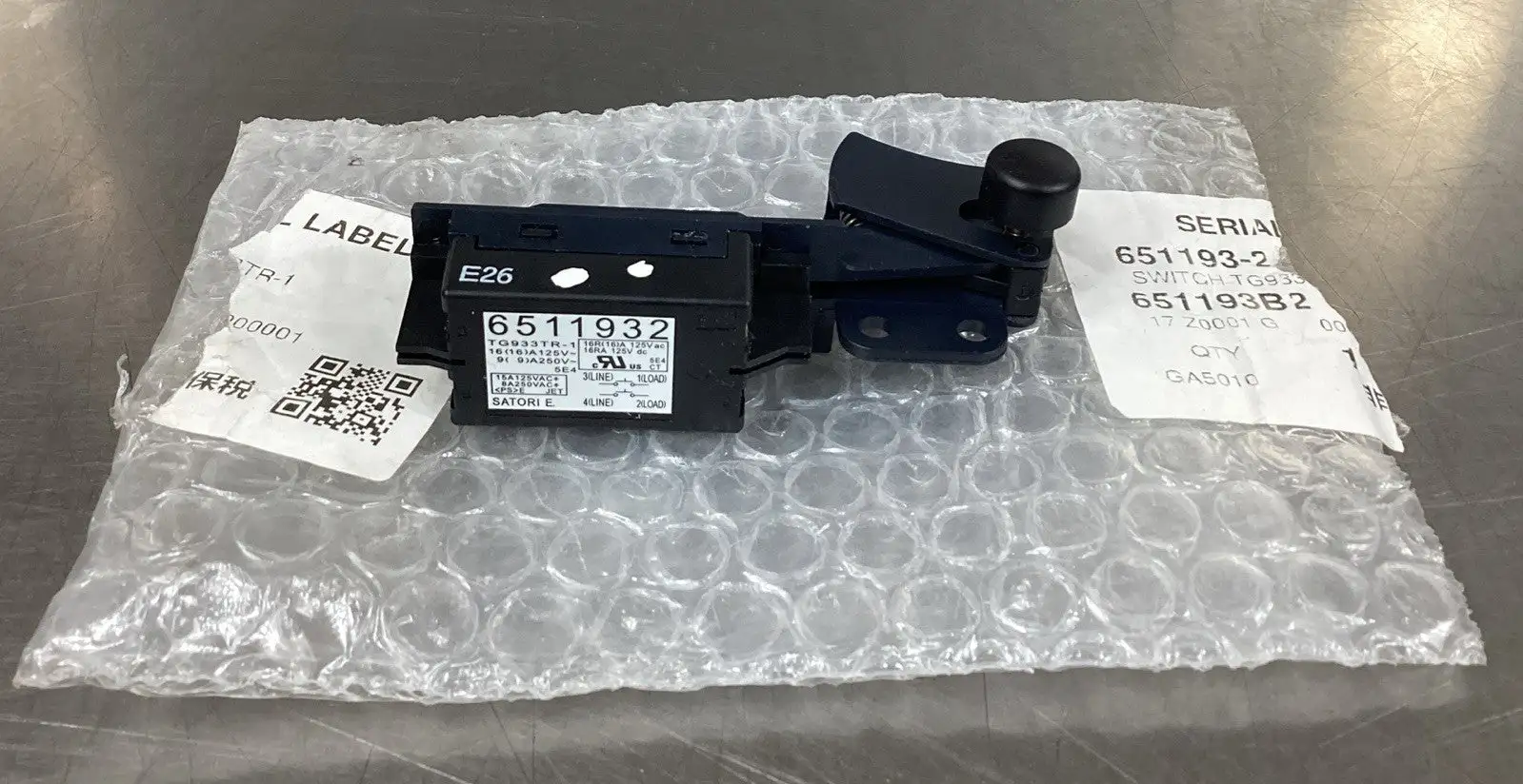 Used Satori 5E-1 / 7 Switch Parts South Carolina US | Palmetto Automation #1159099