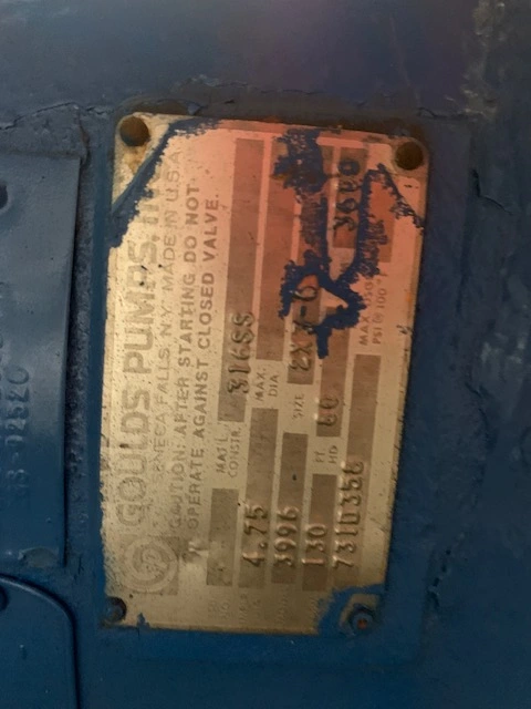 Used Goulds 3996 Pumps Minnesota US | Peak Machinery, Inc. #286554
