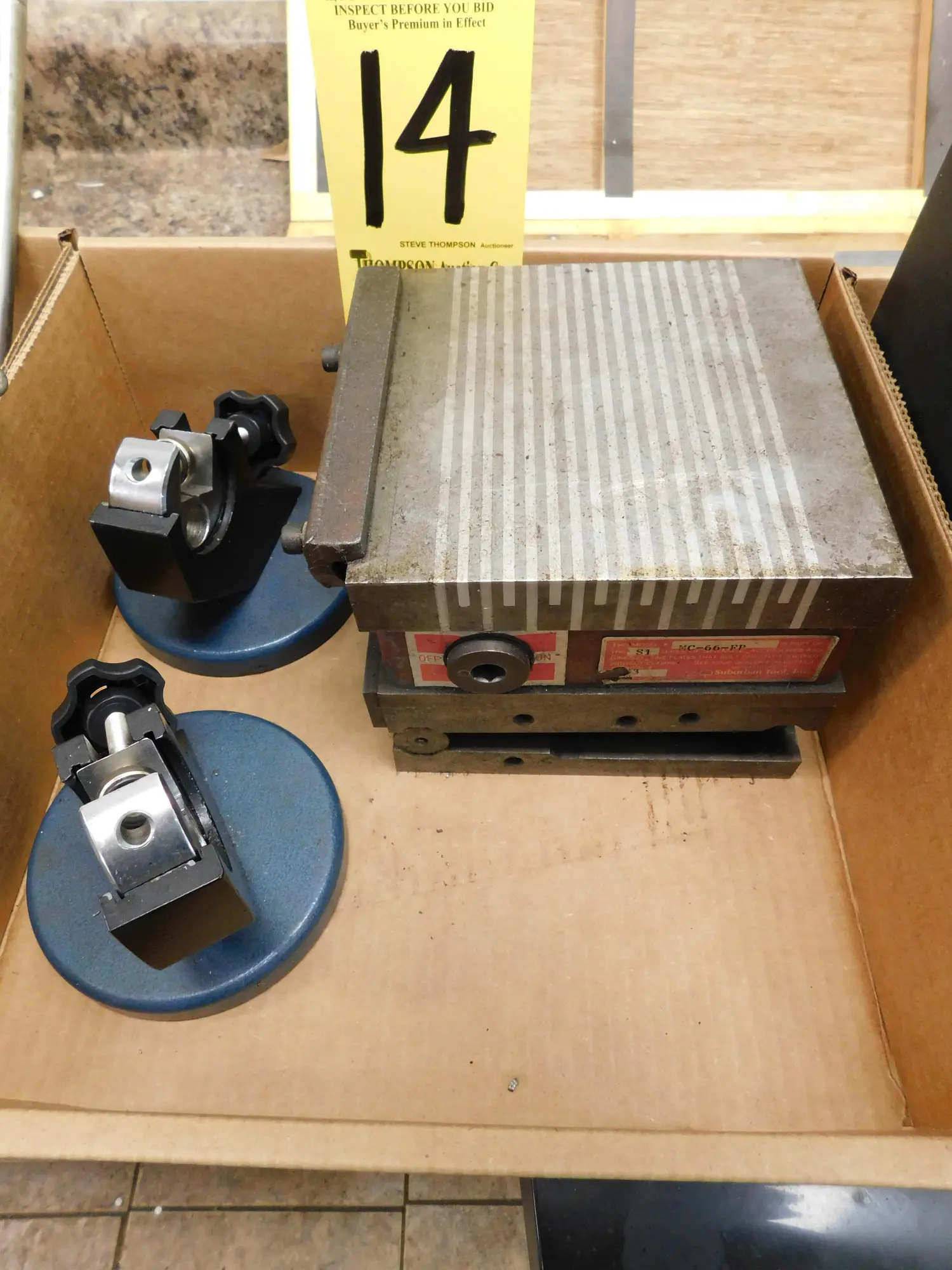 Used _UNKNOWN_ _UNKNOWN_ Magnetic Chucks Indiana US | Thompson Auctioneers #1322690