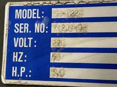 5291-420 Sharp Grinding Machine Surface Grinder Model SH-1224 with Servo Driven (Z) Downfeed