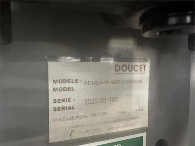 Used 2022 DOUCET "RDM2-8-30-96" Window & Door Assembly Equipment Texas US | MachineryMax #1488402