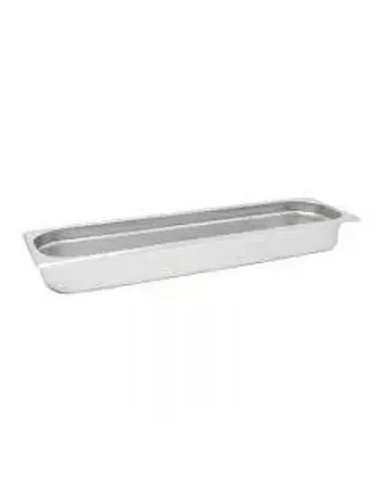 Stainless Steel Steam Table / Hotel Pan 1/2 Size Long, 2.5" Deep, 20.5" X 6.375", Anti Jam, NSF