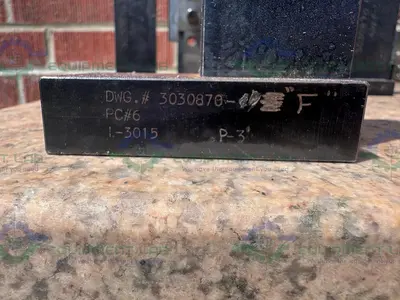 USED STARRETT GRADE B TOOLROOM GRANITE 24"X36"X6" W/ COMPRESSION TESTER, METEOROLOGY