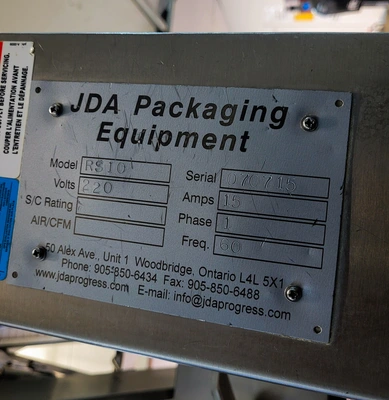 USED JDA PROCESS PACKAGING RS10