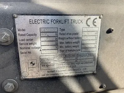 Used 2017 NOBLELIFT FE4P55N 4-Wheel Sit down Electric Counterbalance Forklifts Texas US | TB Forklifts #1274891